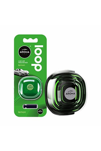 Aromacar مشبك تنفيس جل أروما لوب بالليمون