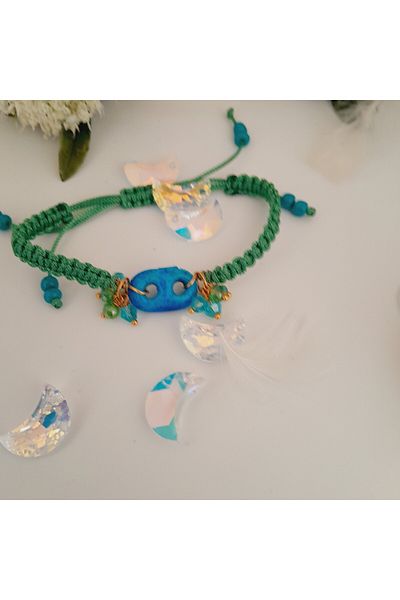 Minnoş Dükkan Syriac Evil Eye Beaded Bracelet