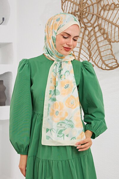 İpekhan Nature Easy Tullipa Soft Shawl Tea Green 3033-03