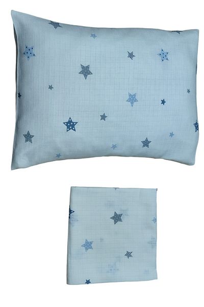 Alpıno Newborn Muslin Cover and Blanket Set - 100cm X 120cm + 35cm X 45cm Pillowcases