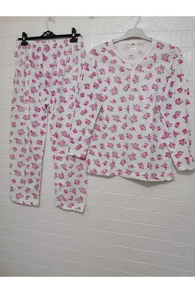 anne moda ankara Set de pijamale de iarnă, 100% bumbac, înălțat în interior