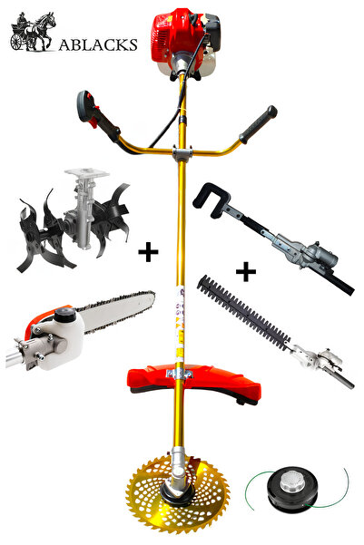 ABLACKS Yan Tırpan + Çit Kesme + Dal Budama + Ağaç Silkeleme + Akrep Çapa Apa...