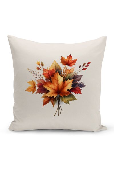 Bertille Home Autumn Series - Double Sided Digital Printed Throw Pillow Cover (Halloween Pity Cushion Cover)
