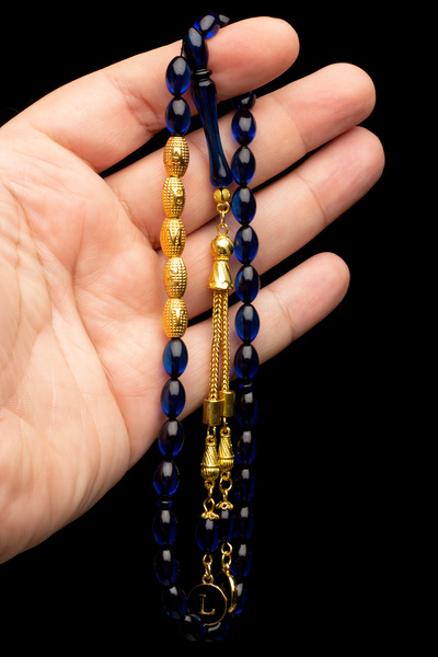 OTTOTESBİH Erkek Kişiye Özel Kehribar Tespih + İsimli Kutu + İsimli Tespih