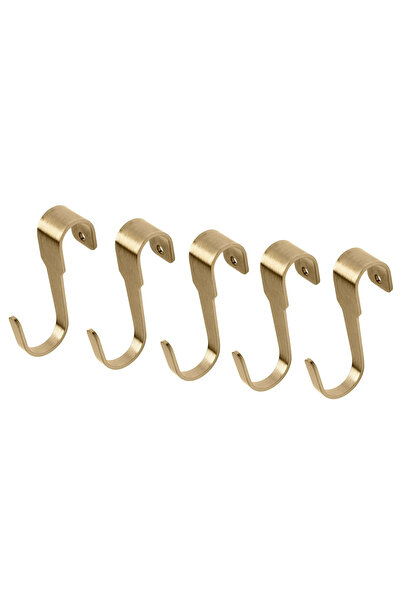 IKEA 60 см кухненски лост за мебели, 5 части, златист цвят - стомана и никели...