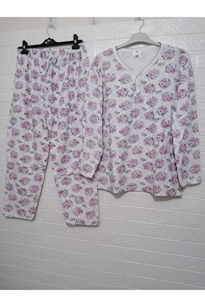 anne moda ankara Set de pijamale de iarnă, 100% bumbac, înălțat în interior