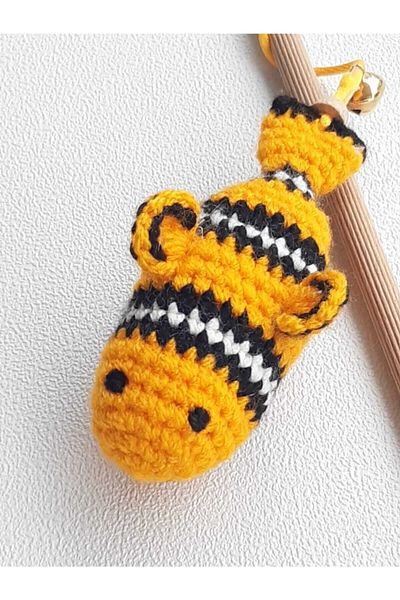 Be Cat Fish Nemo Amigurimi - Cat Nipple Fishing Rod and Bell Toy