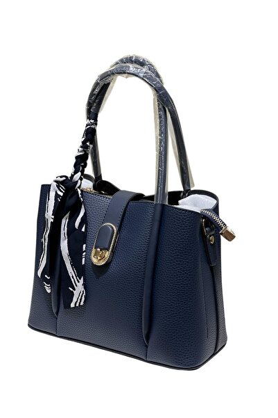 STOKS SHOES STORE Жіноча веганська шкіряна сумка з 3 відділеннями, замком і шарфом, з додатковим ременем, сувенірна сумка для руки та плеча