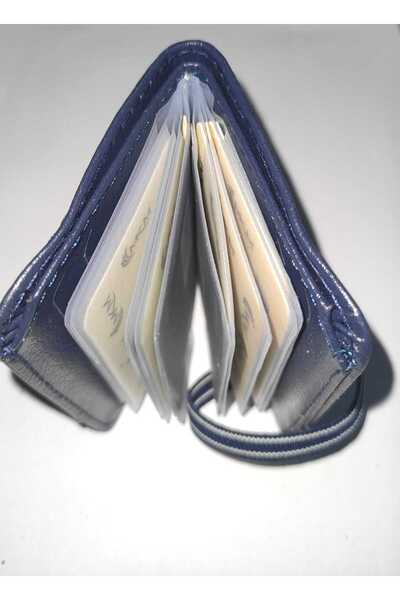 firdevsi hobi Вертикальний прозорий гаманець з гумкою