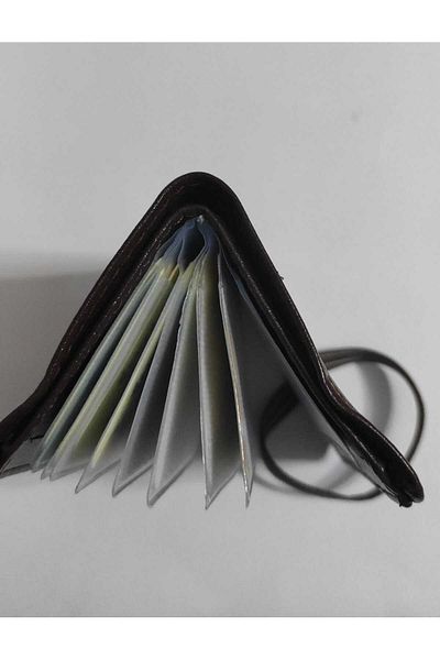 firdevsi hobi Vertical Elastic Transparent Card Holder Wallet