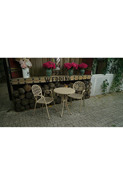 Astor Alüminyum Döküm Bahçe Masası çap 60cm