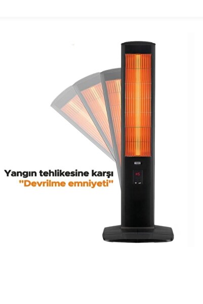 Rosh Torre T 2500 Watt Dikey Micatronık Emniyetli Isıtıcı