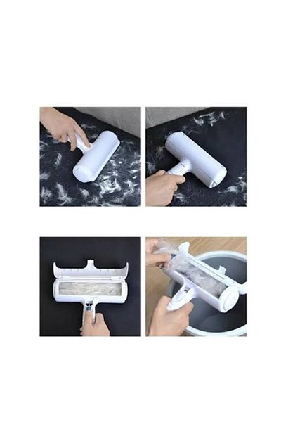 UYT LİFE Cat Dog Pet Clothes Clothes Carpet Bed Fluff Cleaner with Chamber Bristle Dust Collector