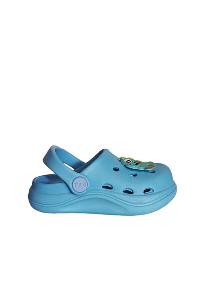 Famele's Cross Anatomical Dinozaur Figura Blue Eva Beach Sea Daily Papuci pentru copii