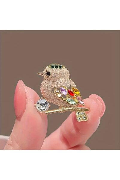 Minnoş Dükkan Kuş Broş Yaka İgnesi