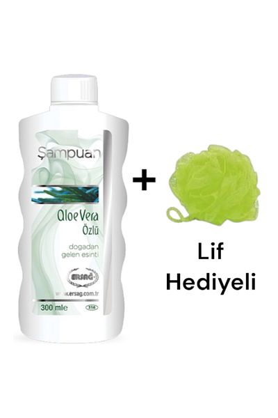 Ersağ Shampoo with Aloe Vera Extract 300 ml - Fiber Gift