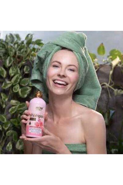 WOW Skin Science Hint Gülü Şampuanı–%93,4 Doğal Içerik, Gül Hidrosolü, Badem Ve Argan Yağı Ile Saç Bakımı