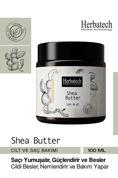 Herbatech Doğal Shea Butter Yağı - Yoğun Nemlendirici Cilt Ve Saç Bakım Yağı ...