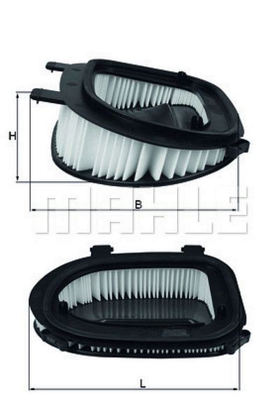 MAHLE فلتر الهواء BMW X3 F25 X5 E70 X6 E71 E72 GNZRZ