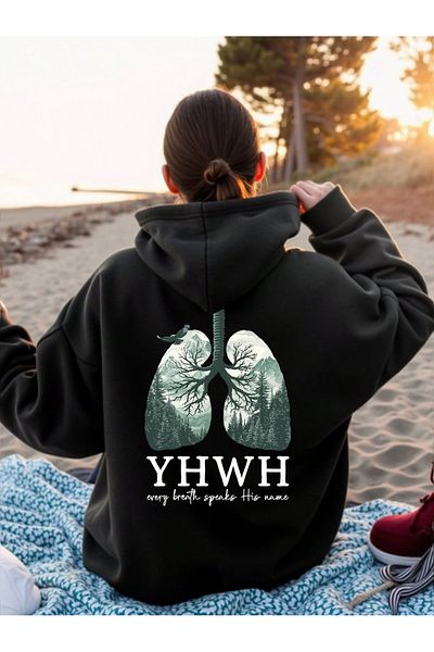 Vordevia Суитшърт с принт YHWH