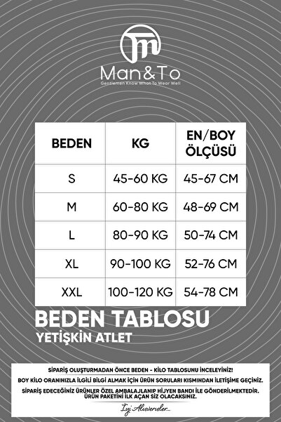 MAN&TO GÖMLEK ALTI GÖRÜNMEZ ATLET