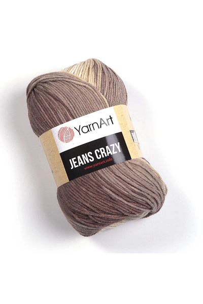 Yarnart Τζιν Crazy Ebruli Χειροποίητο Πλεκτό Νήμα Ebruli-8201