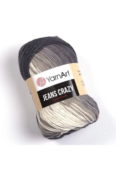 Yarnart Τζιν Crazy Marbled Χειροποίητο Πλεκτό Νήμα Marbled 8204