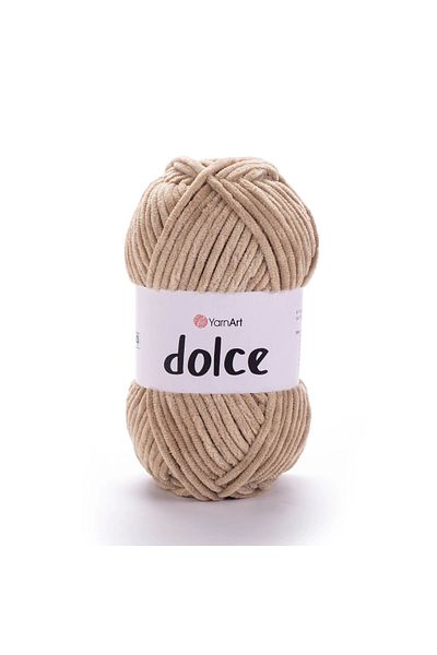 Yarnart Dolce - Βελούδινο Χειροποίητο Νήμα Πλεξίματος Σκούρο Μπεζ-747