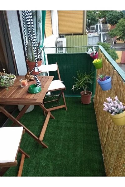 AYGHOME 50 Cm X 3 Metre Kamış Hasır Balkon Çiti Dekarasyon