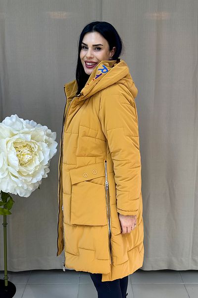 GÖKSEL -20 Abc Mustard Coat