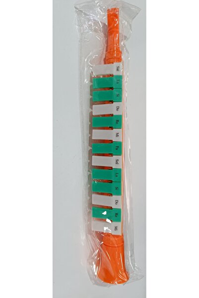 TGB 13 Tuşlu Üflemeli Melodika T004 1 Adet Turuncu Renk