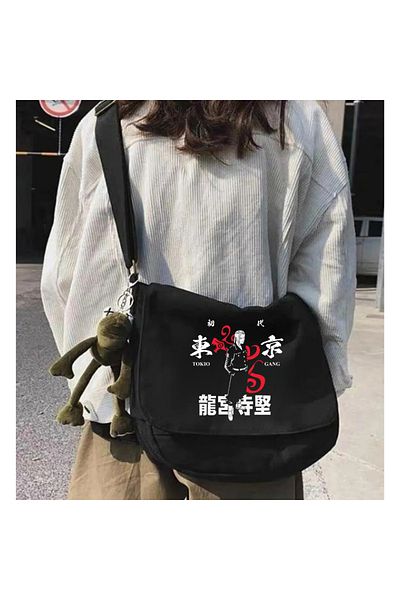 Touz Moda Anime Tokyo Revengers Black Messenger Bag