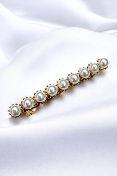 PETEK AKSESUAR Pearl Automatic Clips Hair Cip
