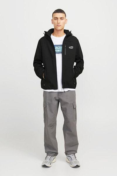 Jack & Jones JJTHEO SOFTSHELL ΜΠΥΡΑ ΜΑΥΡΟ