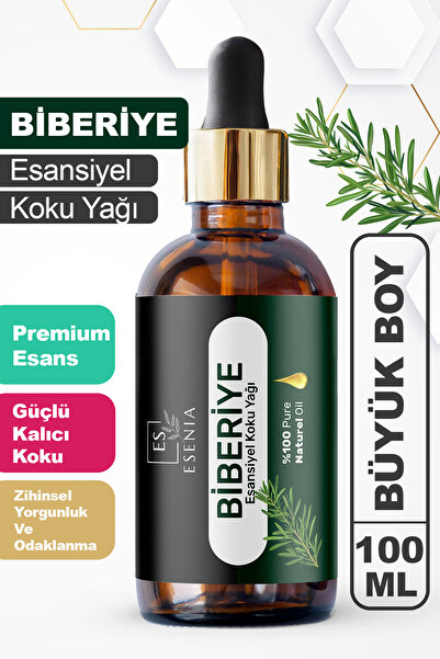 ESENIA Biberiye Esansiyel Uçucu Yağı Buhurdanlık Difüzör Esansı oda ve banyo ...