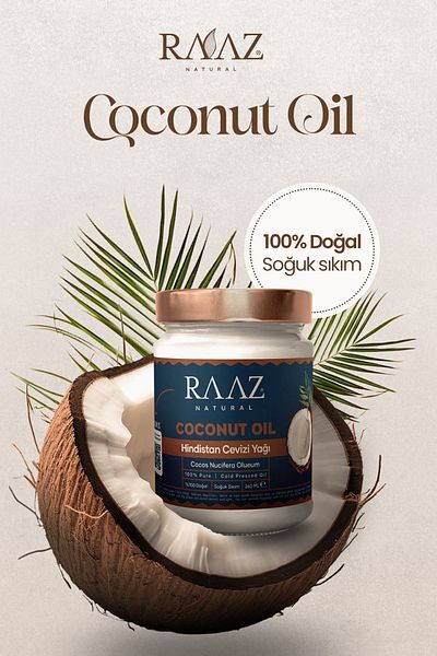 RAAZ Coconut Oil Cold Pressed 260 ml (Coconut Oil)