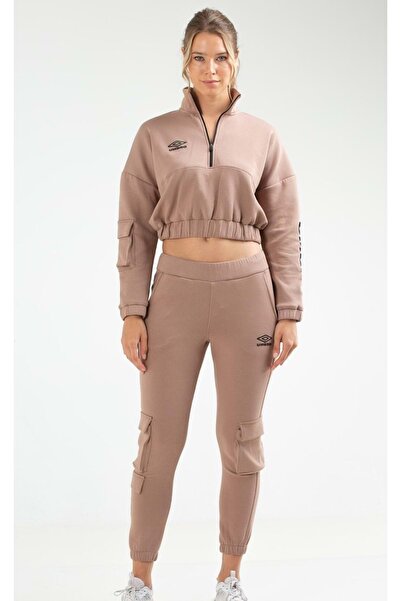 UMBRO Va-0021 Pyra Track Suit Σετ αθλητική φόρμα Γυναικεία Σετ CAMEL