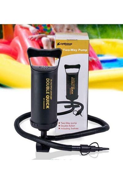 naque Mattress and Pool Inflator with Manual Drain Pump