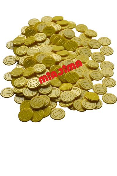 Miajima Yellow Color Round Plastic Tea Brand - 500 Pieces