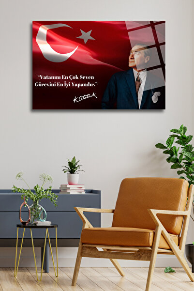 HMDS CONCEPT Pictura în sticlă a lui Ataturk 114: „Cel mai mult îi place să s...