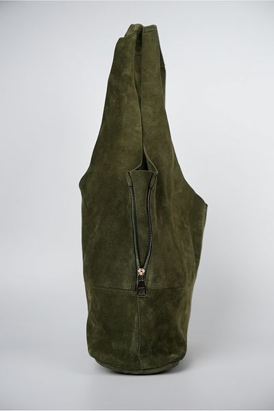 Sayılı Bags Suede Leather Women's Shoulder Bag - Puppy Bag