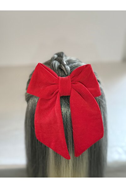 vikivin bebe مشبك القوس الأحمر المتلألئ