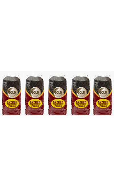 Seylon Seylon 500 gr Seylon Pekoe Gold Ceylon Tea 5 Adet Seylan Sri Lanka Siy...