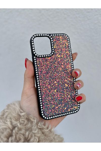 OSG حافظة فائقة الجودة ممتصة للصدمات مع حافة حجرية متوافقة مع هاتف iPhone 11 وهيكل داخلي حجري ملون