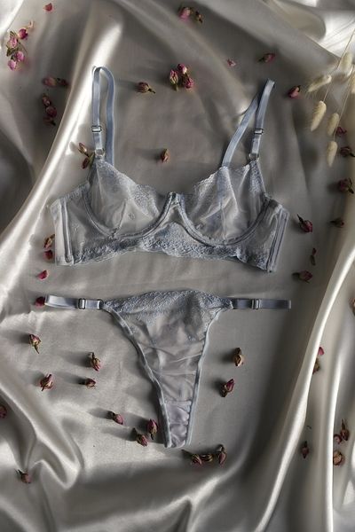 love secret Set sutien din dantelă și bralet tanga - lenjerie de corp elegantă pentru femei, confortabilă și elegantă