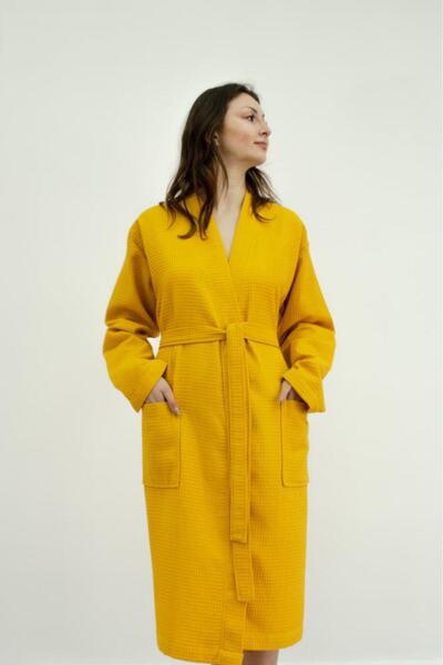 Embays Pique Bathrobe, Dressing Bathrobe, Unisex Bathrobe, Waffle Bathrobe