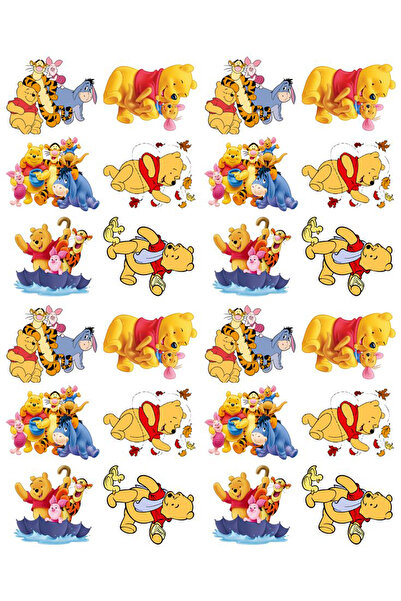 Sticksy Winnie The PoohSticker Telefon Laptop Notebook Tablet Defter Matara S...