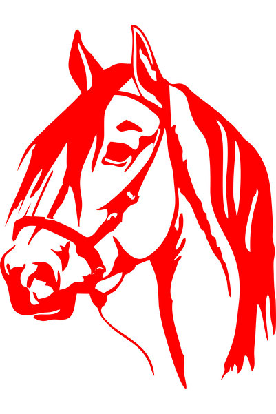 Birim Matbaa Horse Figure 6 Auto Sticker(20X26 cm)