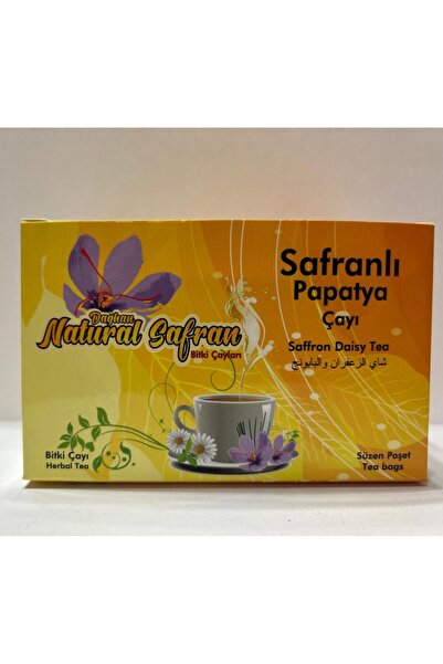 Dağhan Natural Safran Safranlı ve Papatyalı Çay '20 Süzen Poşet'