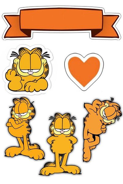 Sticksy Garfield Stickerphone Laptop Notebook Tablet Notebook Flask Sticker Sticker St1083